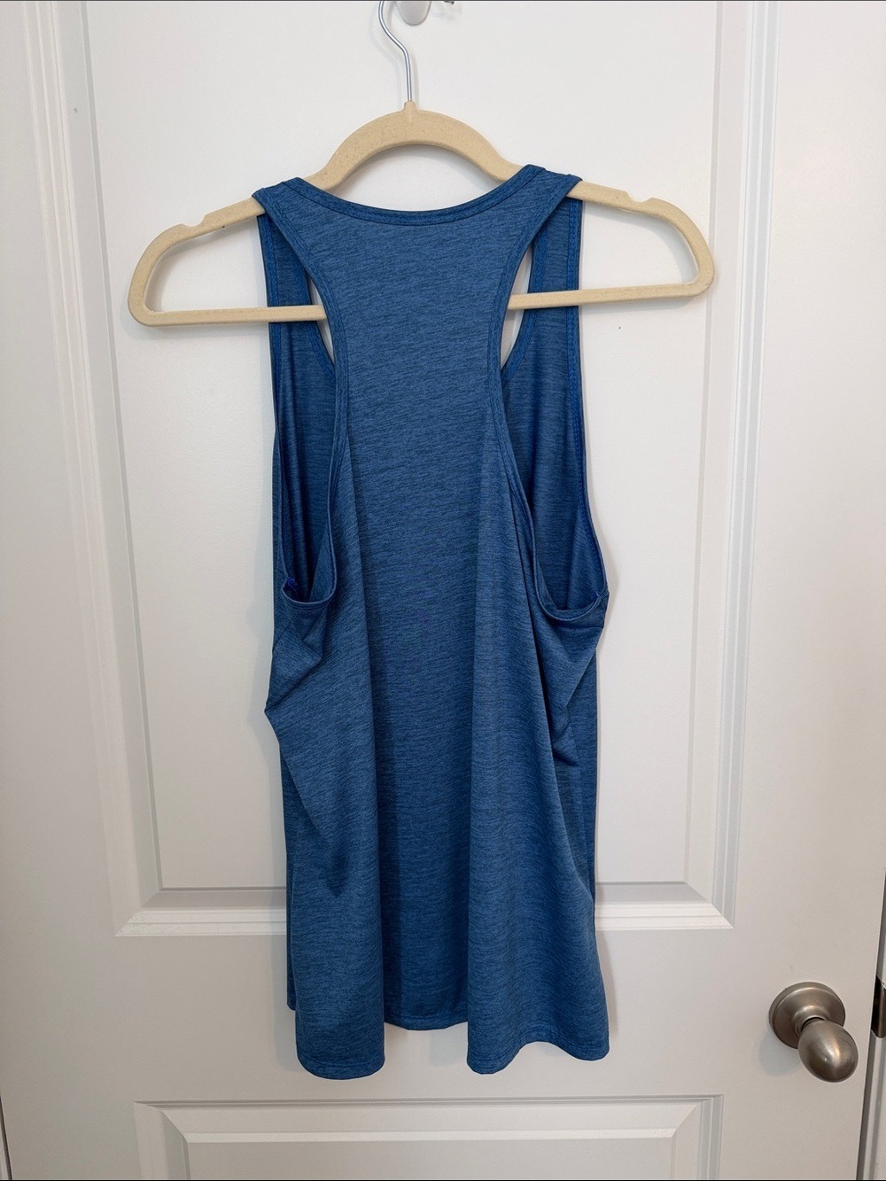 Real Essentials Blue Racerback Athletic Tank Top Size Large - Picture 3 of 3